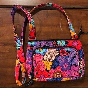NWOT Vera Bradley Iconic Little Hipster Crossbody